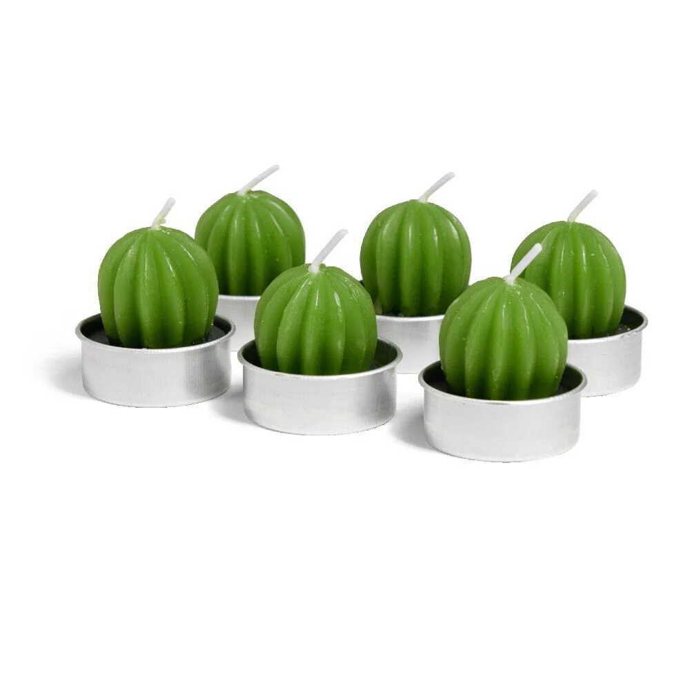 Lot de 6 bougies chauffe plat 2 modèles