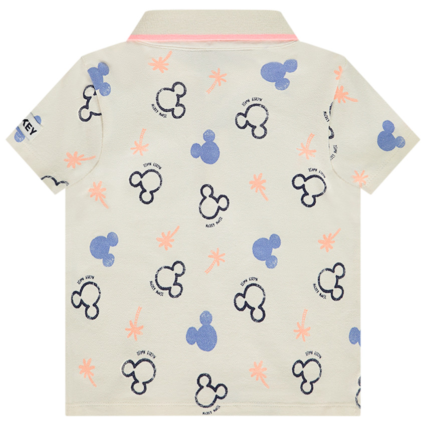 Polo manches courtes imprimé Mickey  pour bébé garçon