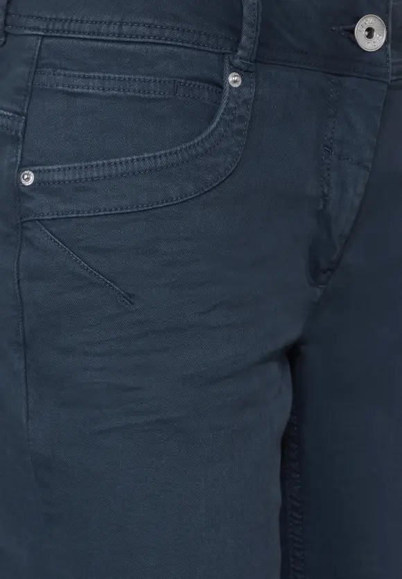 Slim Fit Baumwollhose - casual denim blue