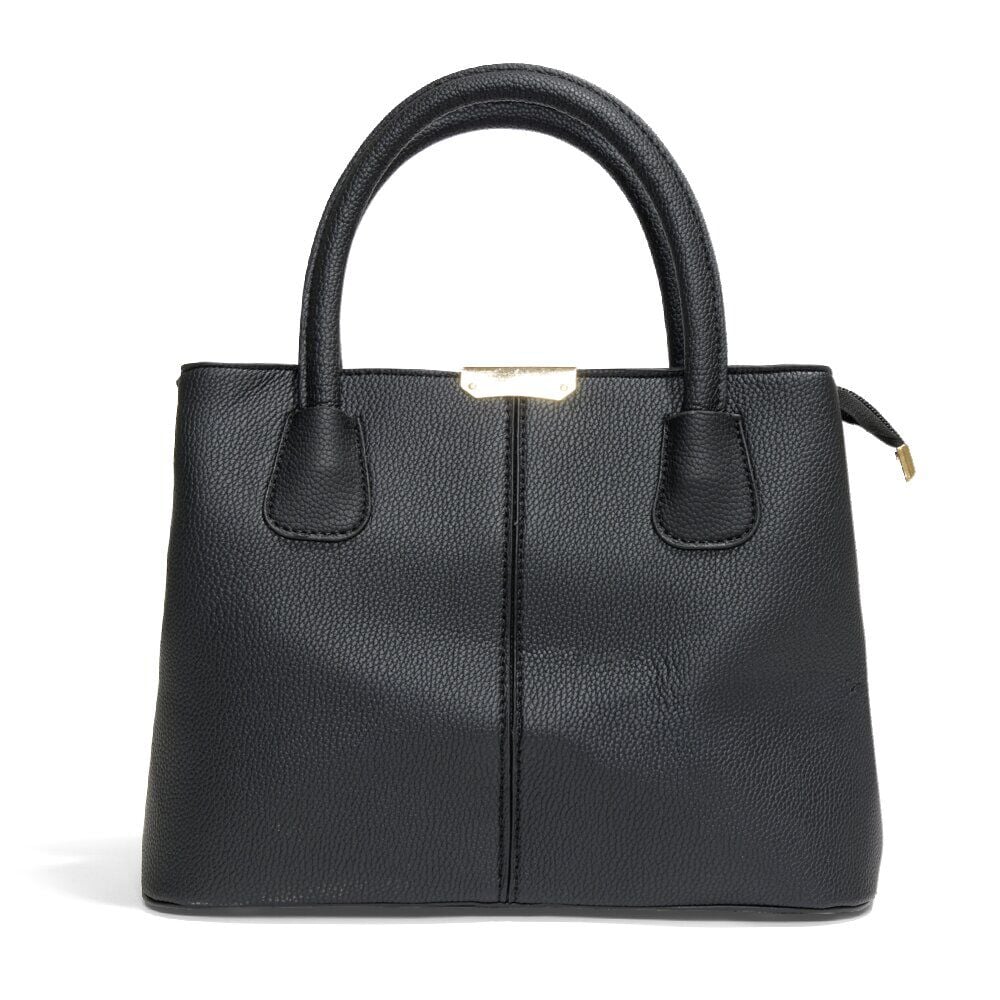 Sac à main simili petite anse et bandoulière amovible 30x13xH22cm - 3 modèles
