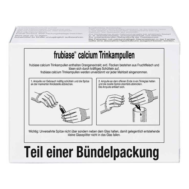 frubiase calcium Trinkampullen, 5X20 St