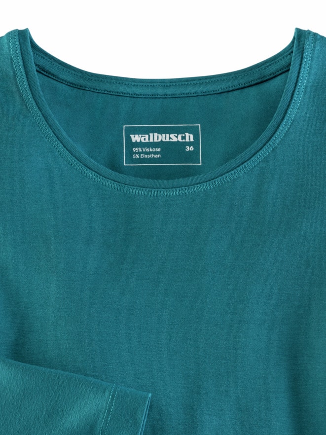 Viskose-Shirt Langarm