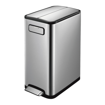 EKO Pedaalemmer Ecofly Step RVS 20+20 Liter