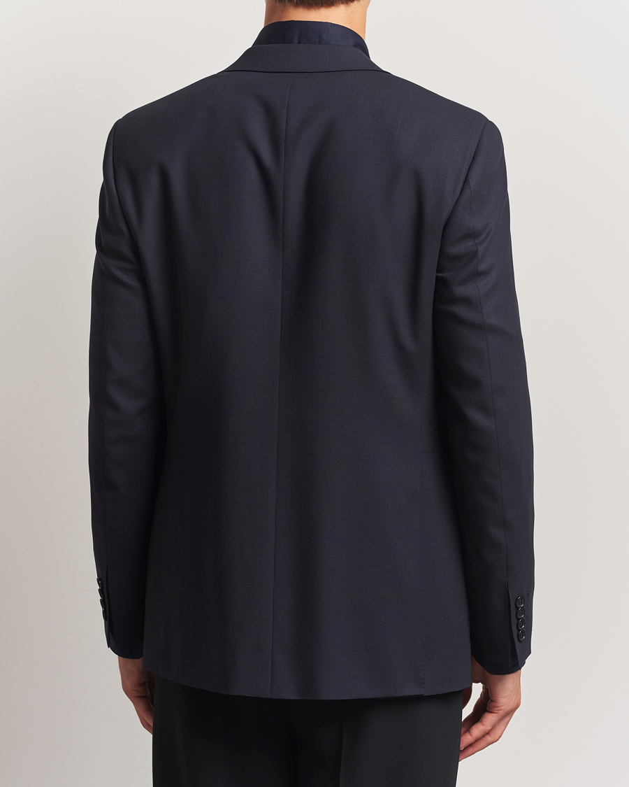 Canali Travel Wool Blazer Navy