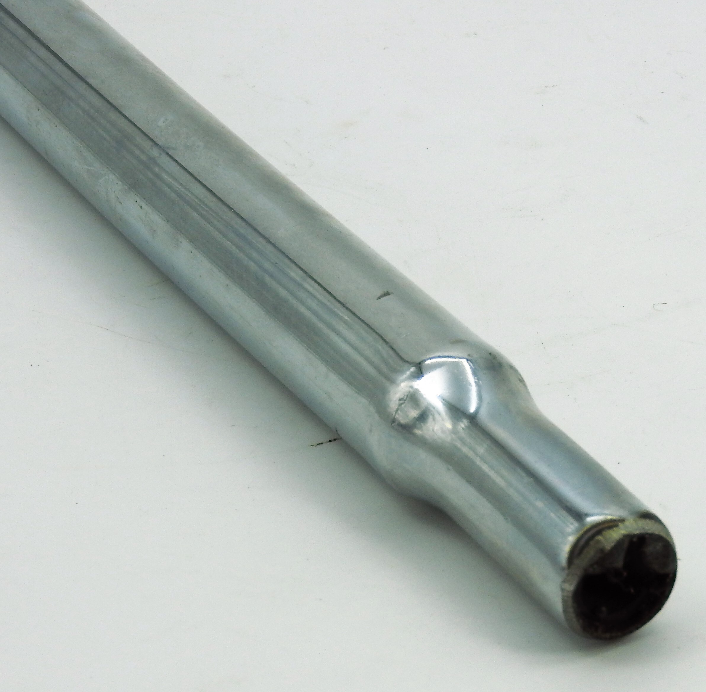 500mm verstärke Stahl Sattelstütze chrom Ø 28,0 bis 180kg