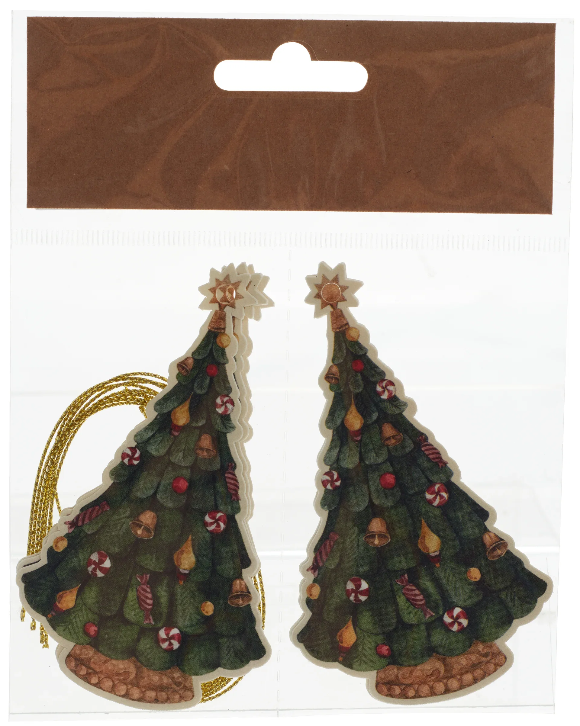 Merkelapper Christmas tree 8 pk