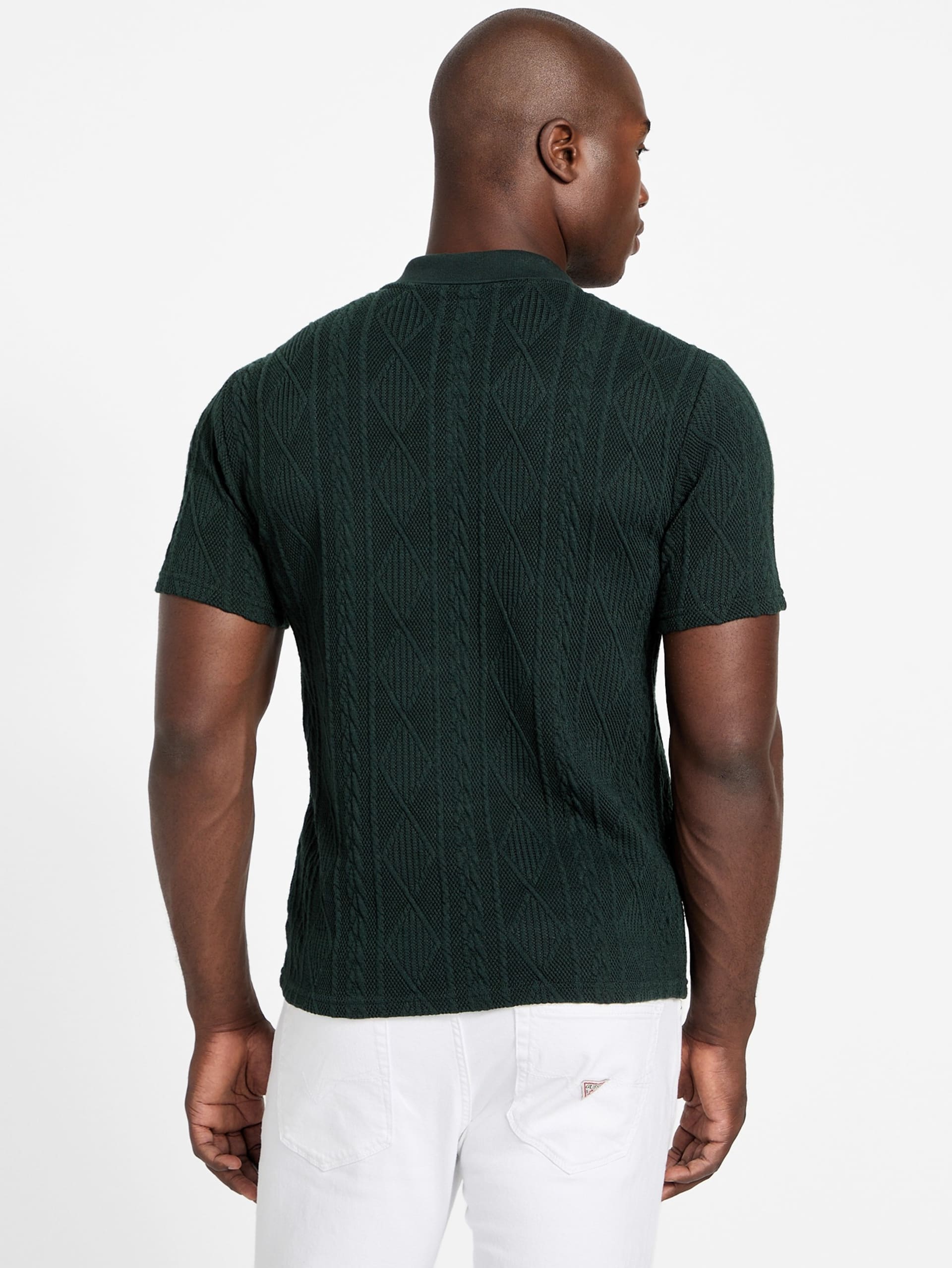 Polo de malha texturizada Olin