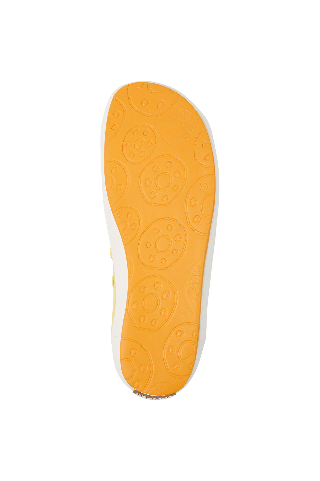 Tênis feminino amarelo de tecido. - amarelo
