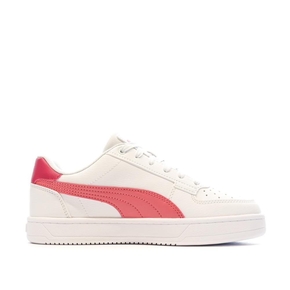 Puma Baskets Blanches/Roses Fille Puma Caven 2.0