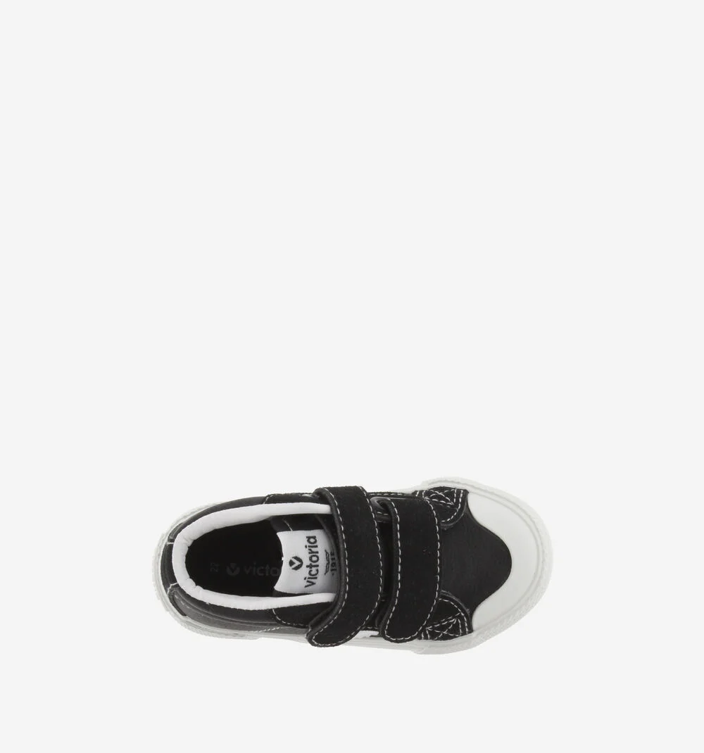 TRIBU FAUX LEATHER STRAP MID BOOTNEGRO