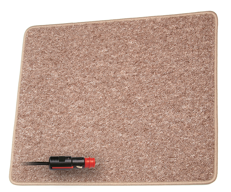 Pro Car Heizteppich 12 V 40 x 80 cm hellbraun
