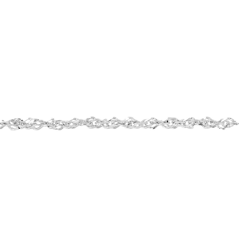 Bracelet femme 18 cm - Or blanc 18 Carats