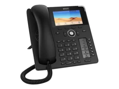 Snom D785, Sort, Forbundet håndsæt, Digital, In-band, POE, Out-of band, SIP-info, TFT, 10,9 cm (4.3