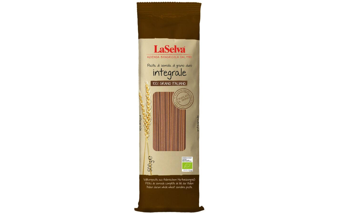Teigwaren Bio Spaghetti aus Vollkorn-Hartweizen 500 gVollkornhartweizengriess-Pasta