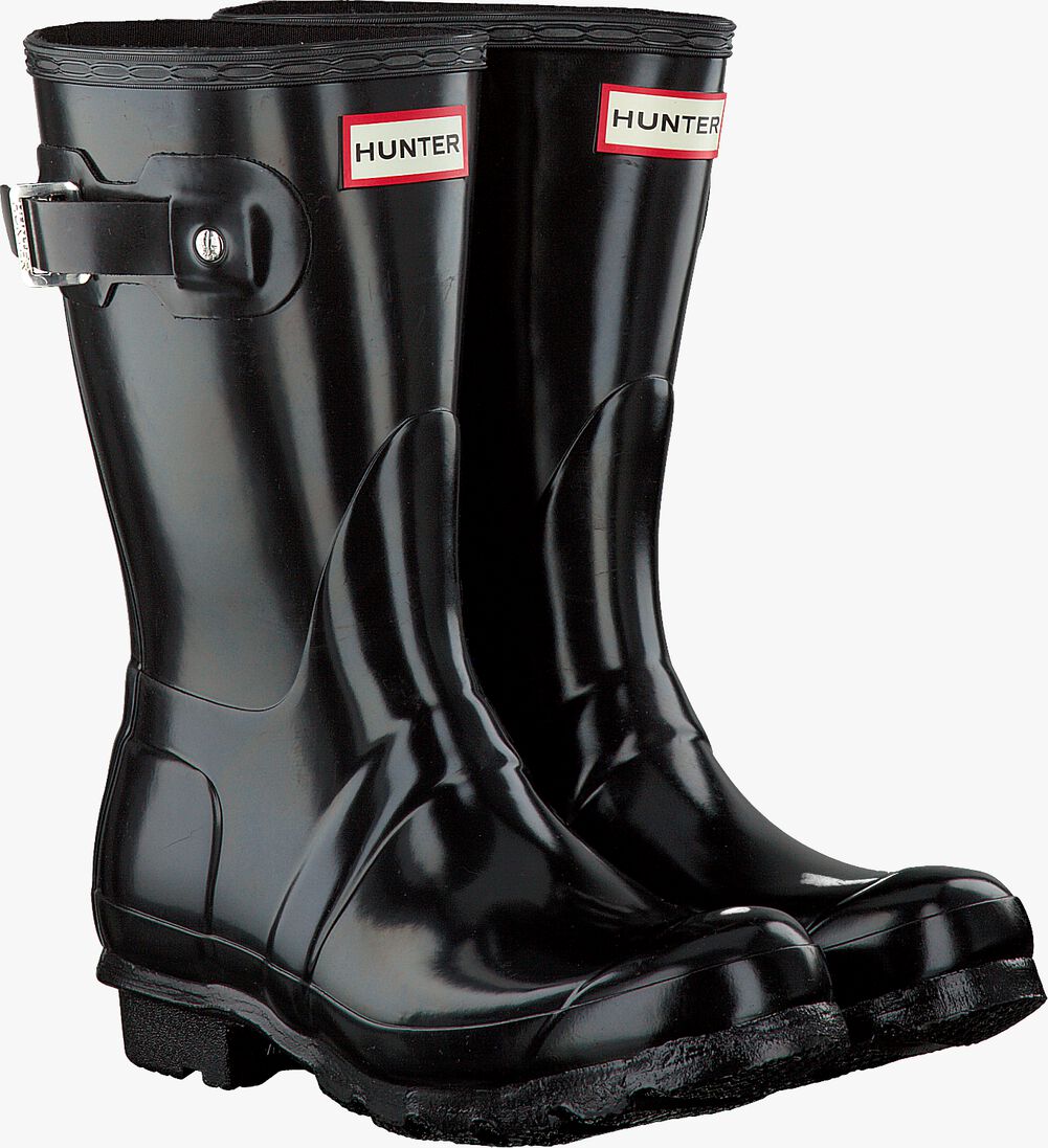 HUNTER zwarte hunter regenlaarzen womens original short