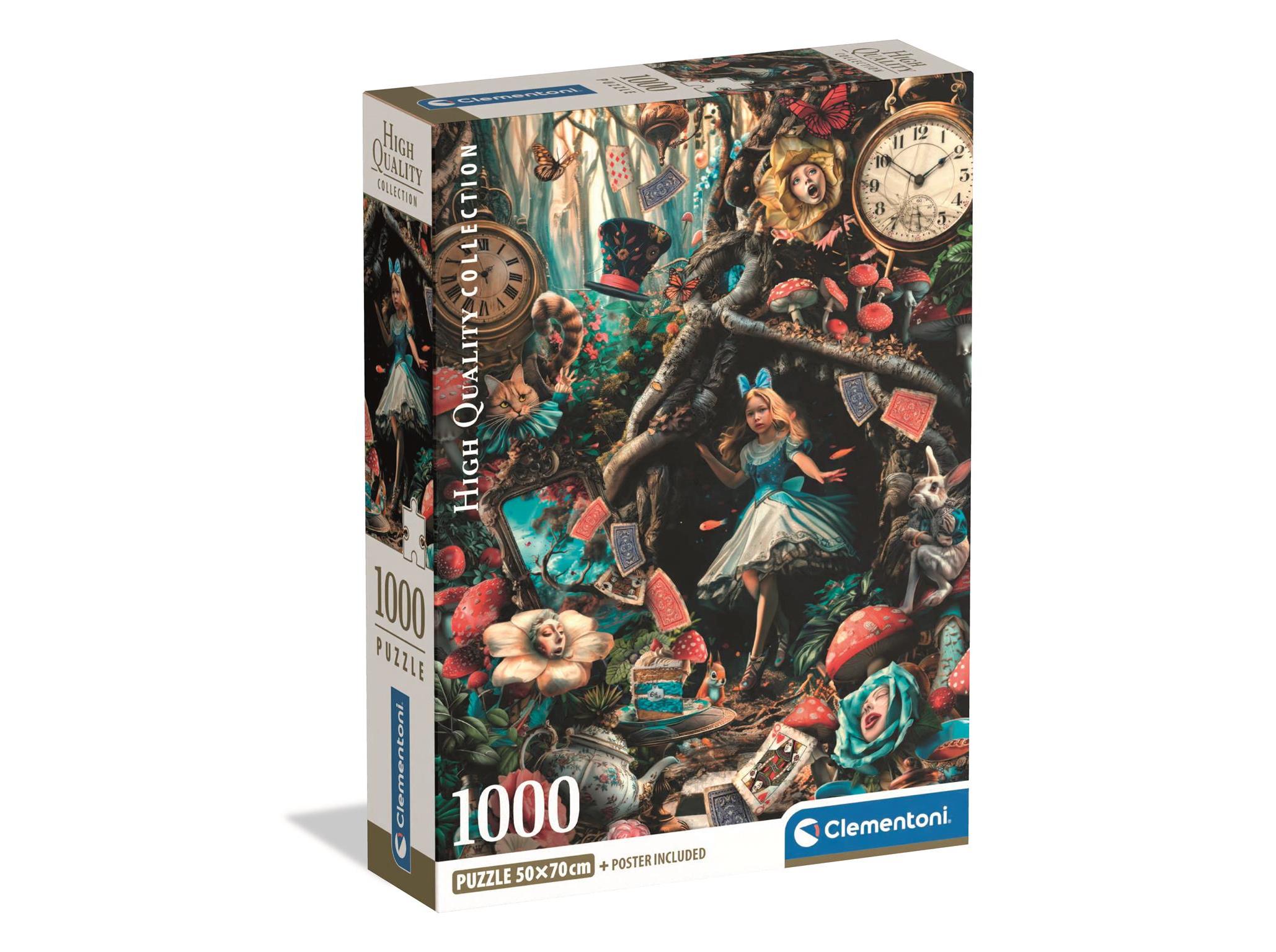 PUZZLE WONDERLAND CLEMENTONI 1000 PEÇAS
