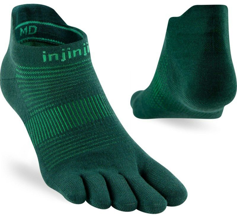 Injinji - Run Leightweight No-Show - Coolmax - Jade - Unisex
