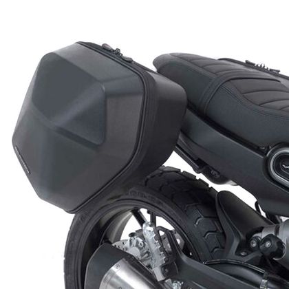 Valise SW-MOTECH KIT COMPLET URBAN ABS Noir (2x16.5 litres) - Noir