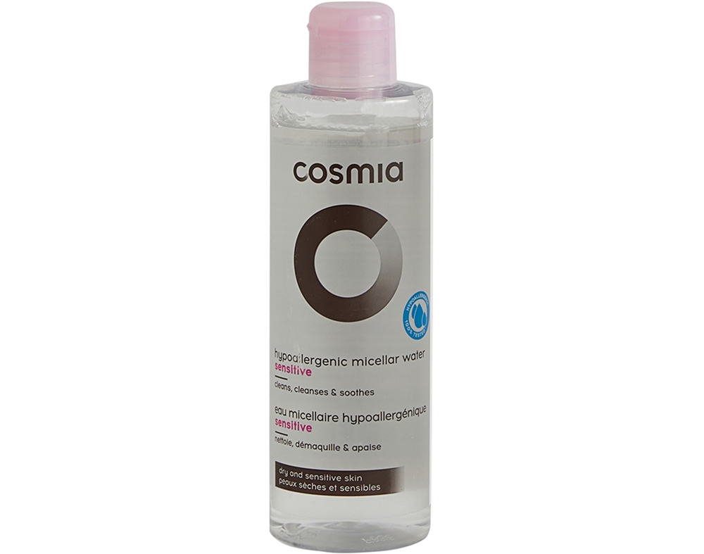ÁGUA COSMIA MICELAR PELES SENSÍVEIS E SECAS 250ML