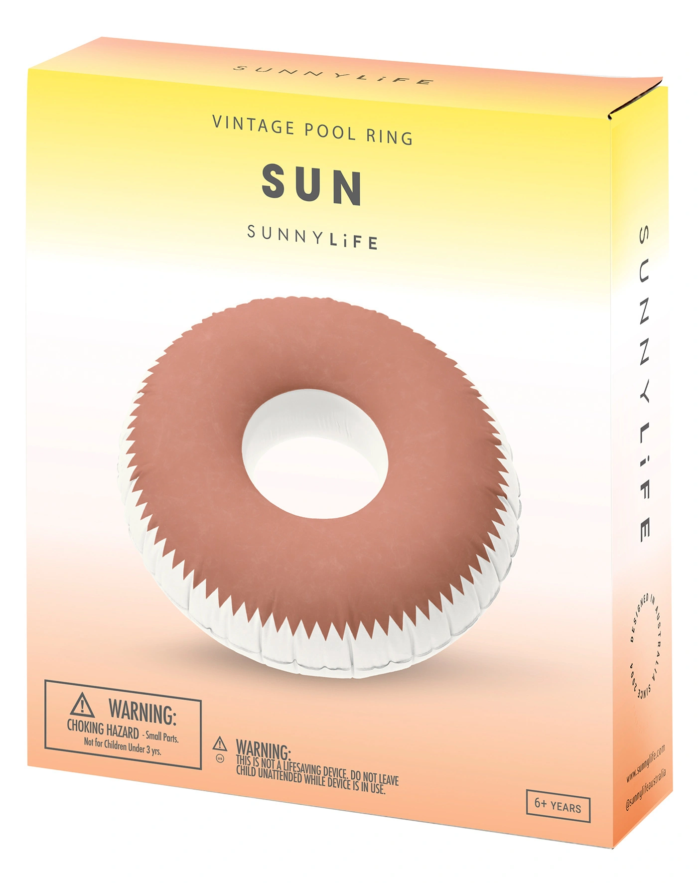 Schwimmring SUN (Ø110 cm) in braun