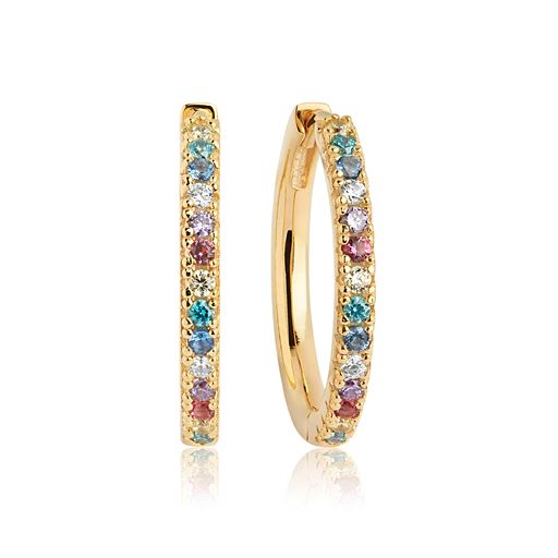 Sif Jakobs Jewellery Ellera Grande Øreringe, Guld/Multi
