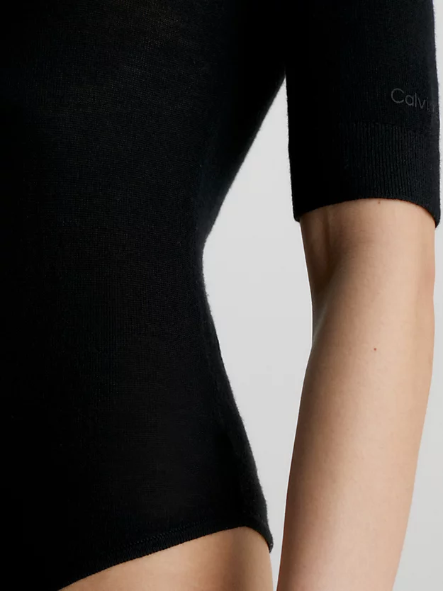 Corpo esguio em lã merino