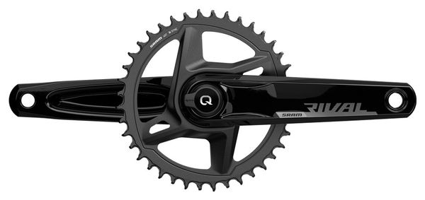 Pédalier Quarq Capteur de Puissance Sram Rival AXS DUB Wide 46 Dents 1x12V (sans boitier) Noir