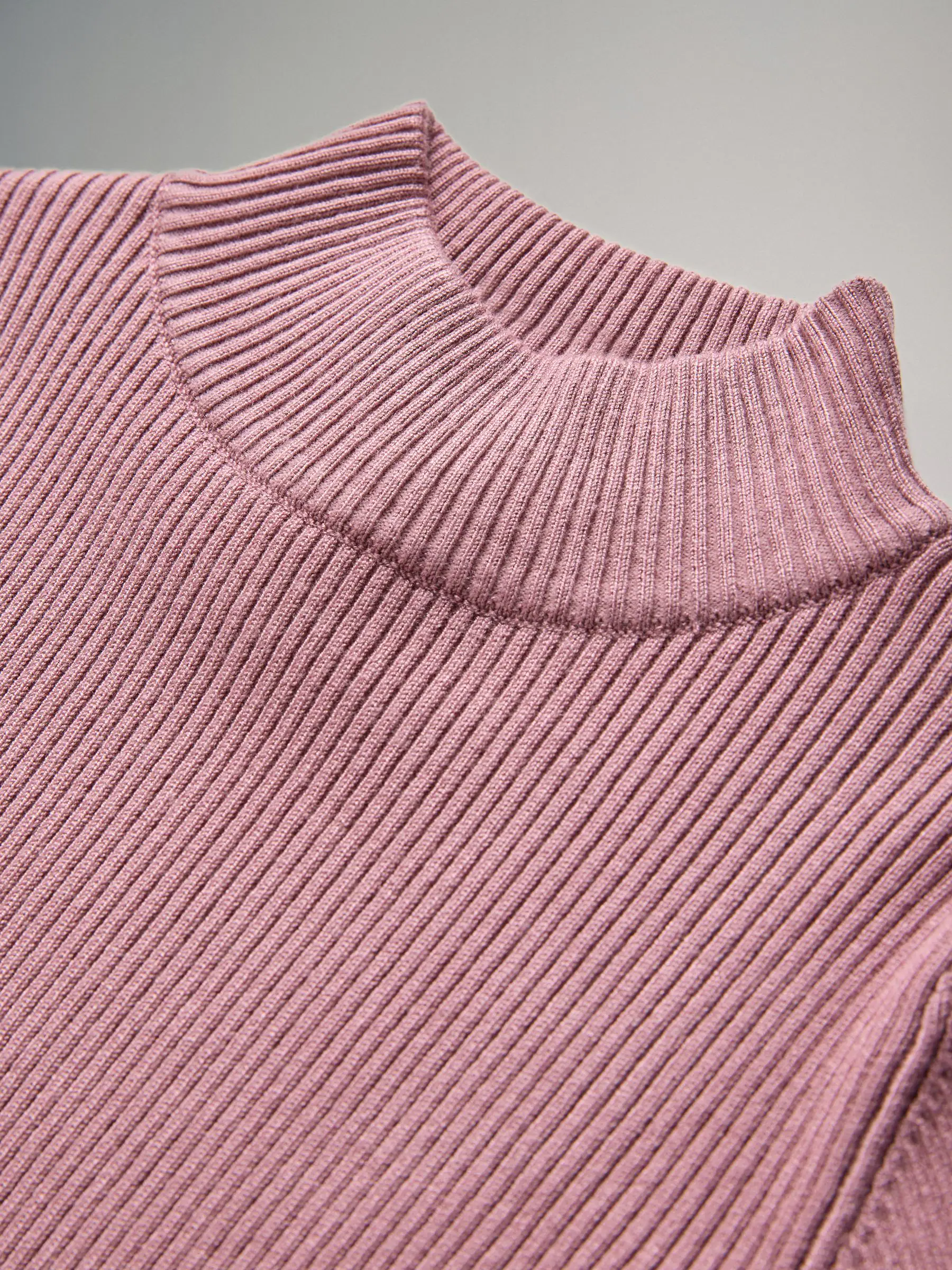 The Set 3 Pack Rib Knit Roll Neck Jumpers