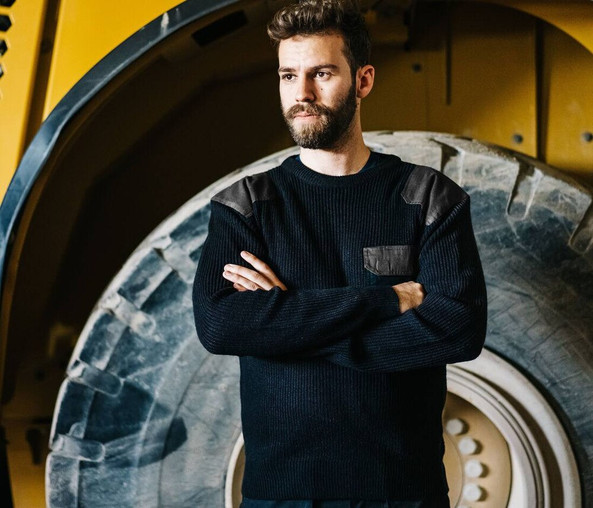 VELILLA VL100 - PULL ÉPAIS COL ROND