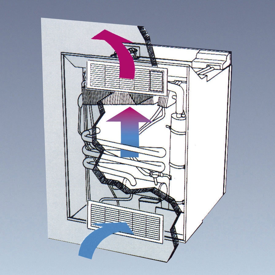 Dometic Lüftungsgitter LS100 für Absorberkühlschränke mit einer Tür, oben, weiß