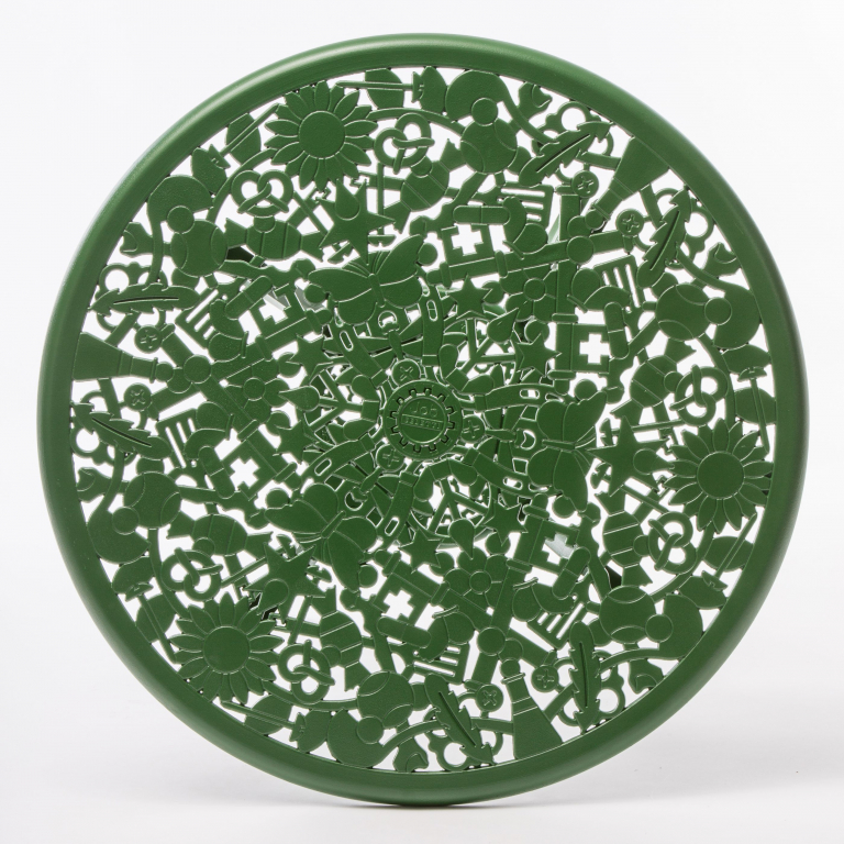 Seletti Industry Garden tuintafel 70 zwart
