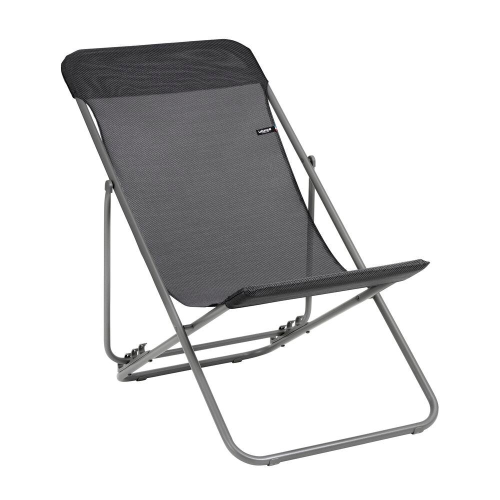 Mehrpositions-Klapp-Liegestuhl - Breite 52cm Transatube 2 Batyline® Iso Schwarz Noir