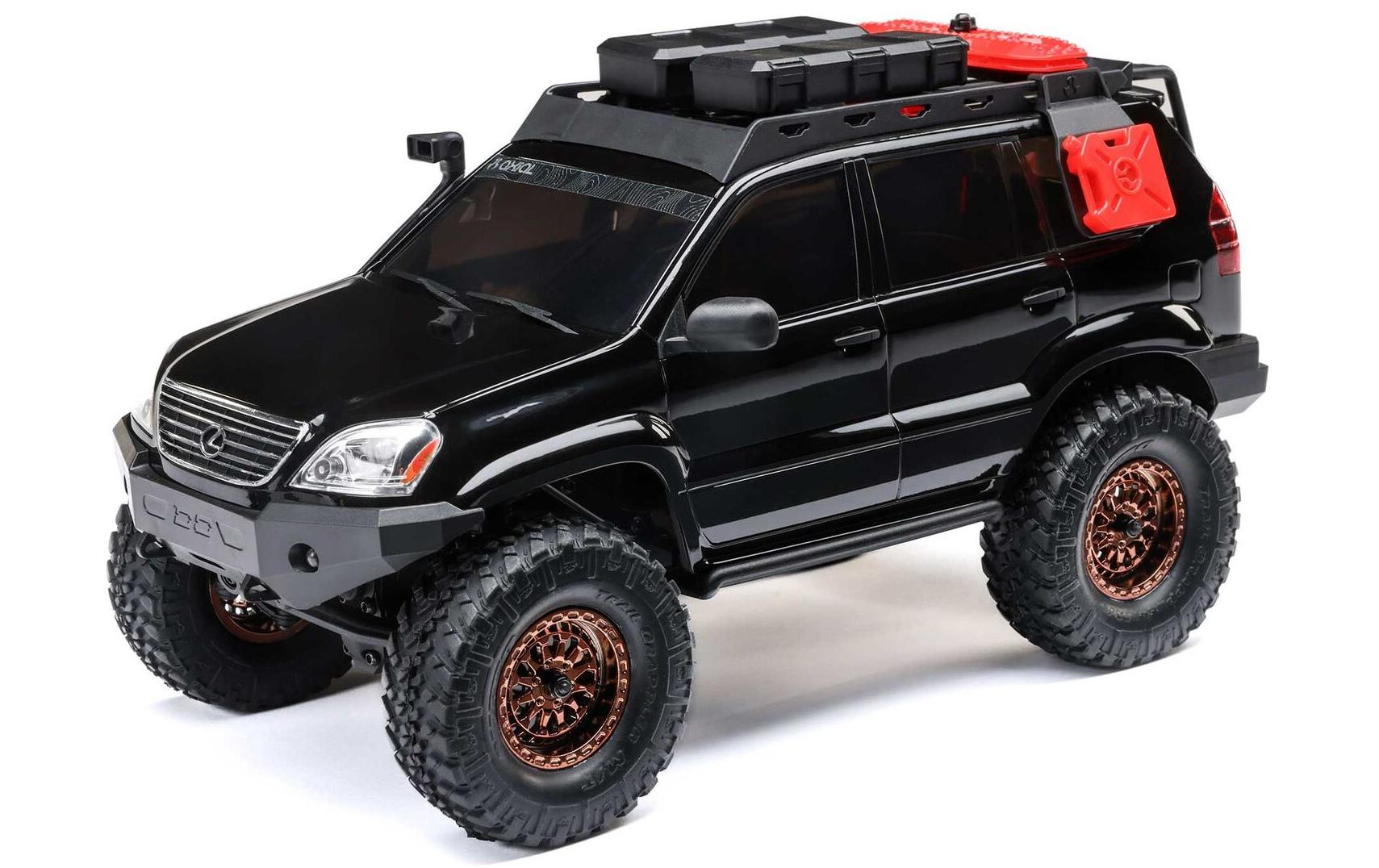 Scale Crawler SCX24 Lexus GX470, Schwarz RTR 1:24<br>Micro Crawler im Massstab 1:24