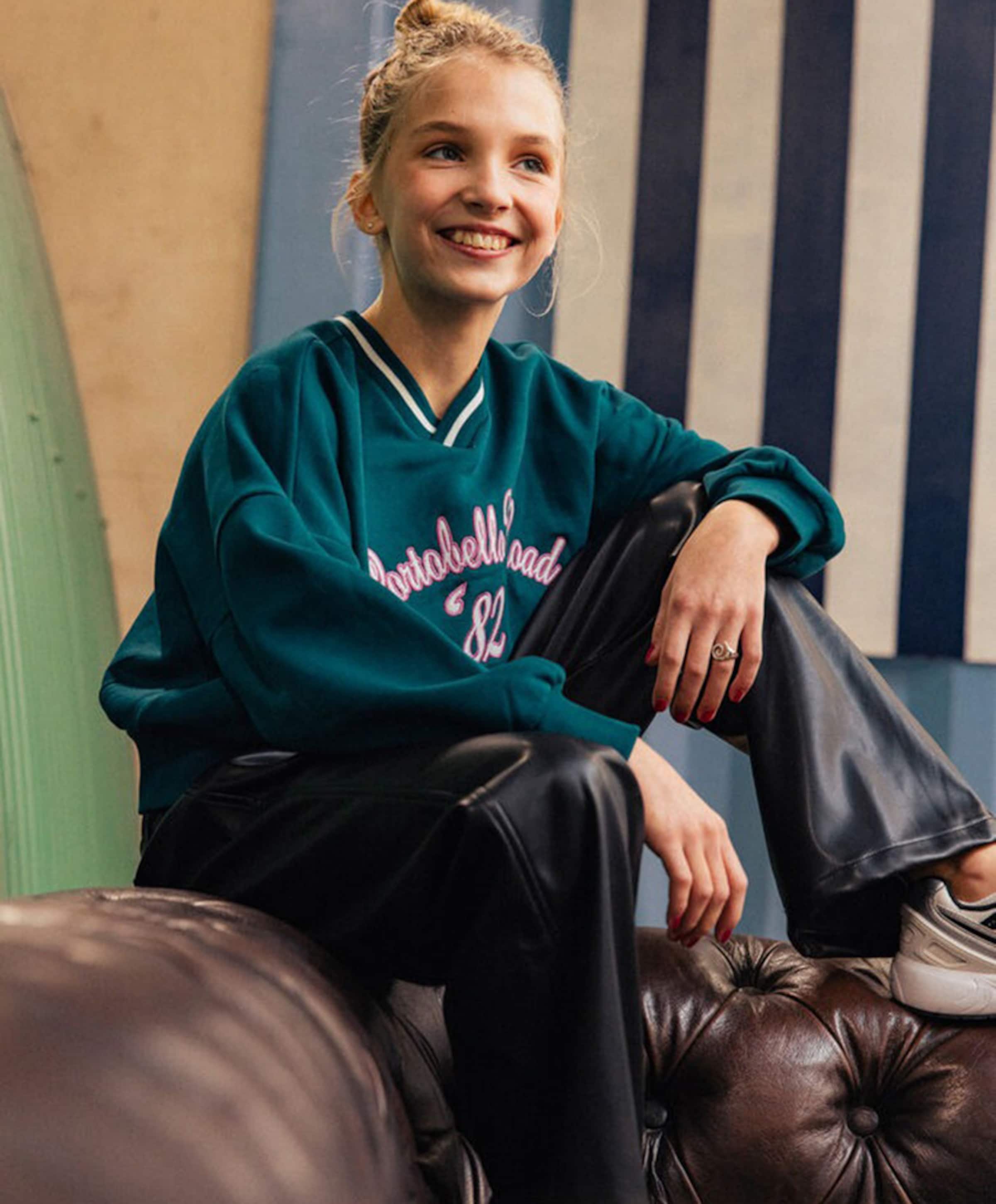 Indian Blue Jeans Meisjes sweater groen