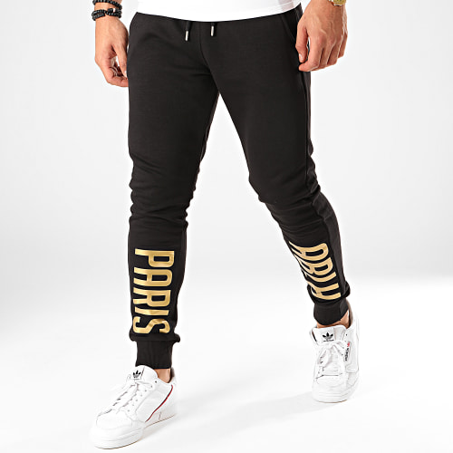 Pantalon Jogging ABLH Noir Doré