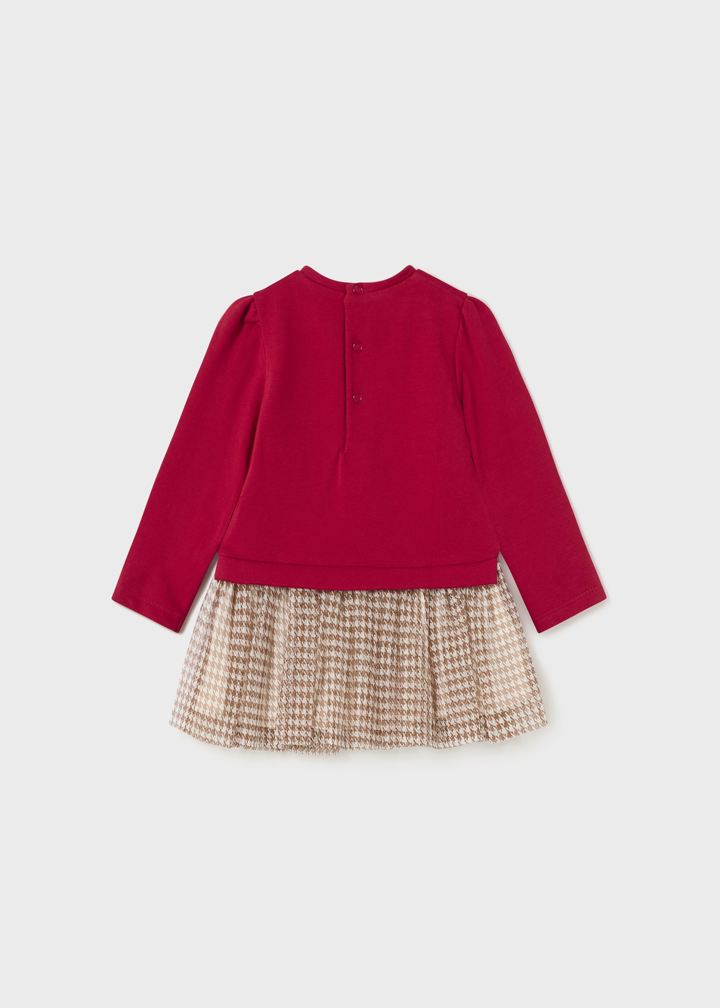 vestido de tule para bebê