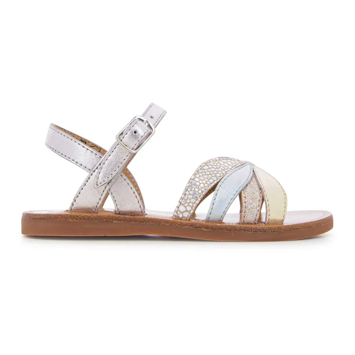 Pom d'Api Sandales Plagette Oto | Lilas