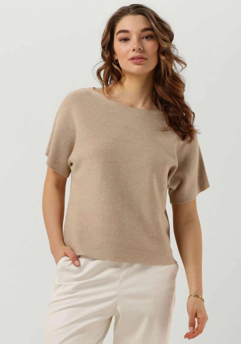 KNIT-TED zand knit-ted trui eva
