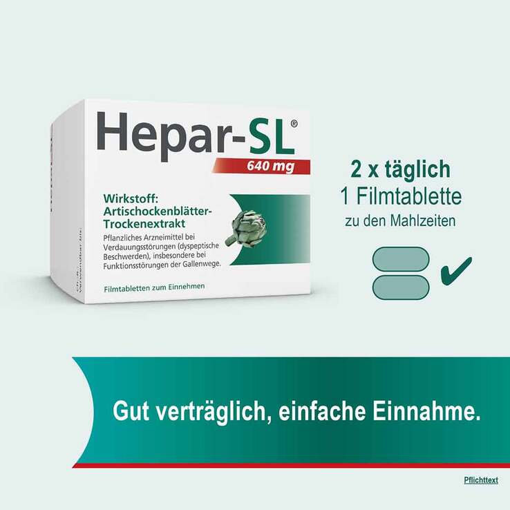 Hepar-SL® 640 mg Filmtabletten, 20 St