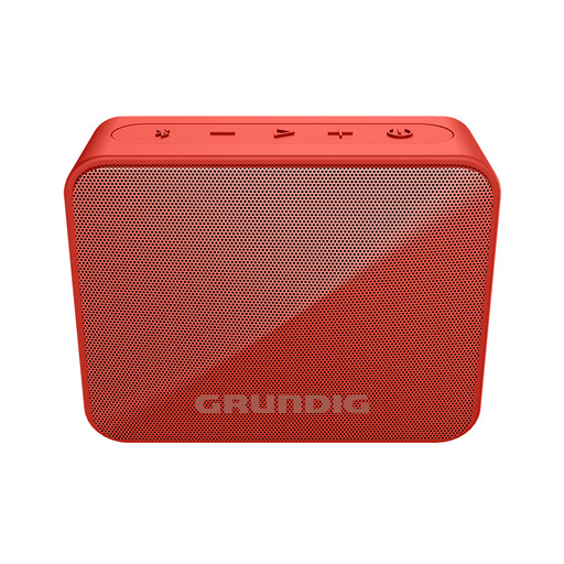 Caixa de Som Portátil Grundig GLR7745, Estéreo, Vermelha, 3,5W
