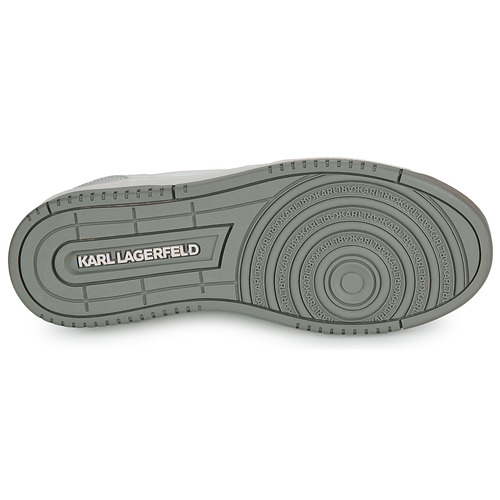 Karl Lagerfeld - KREW KC Kollar Mid Boot Blanco / Plata