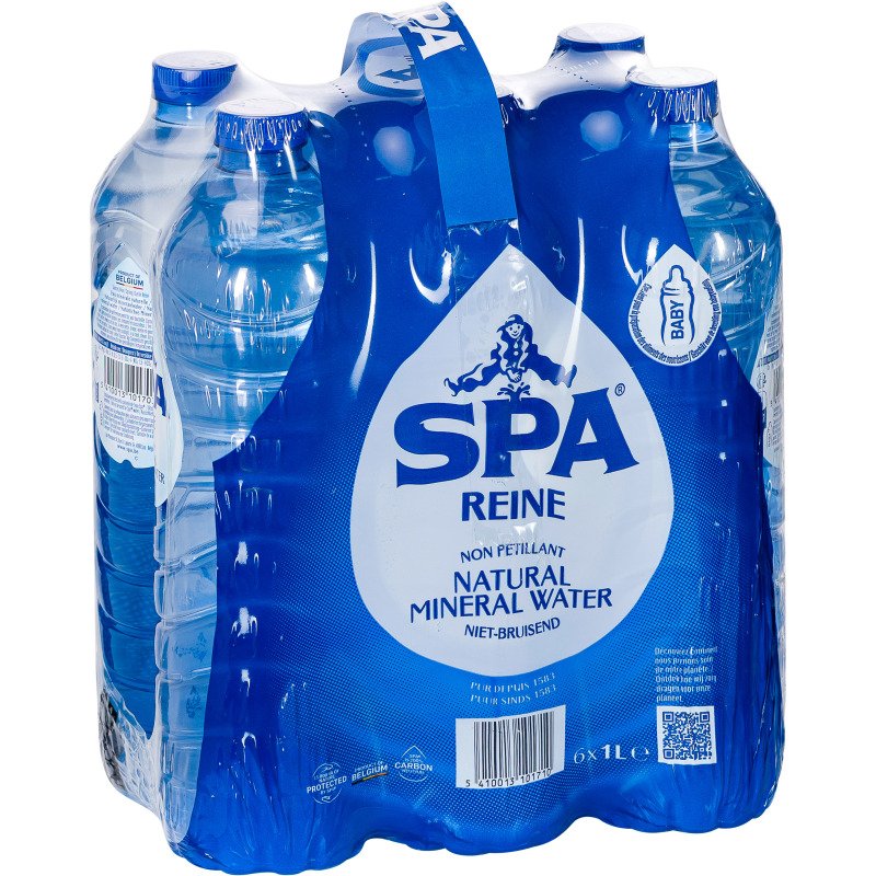 Eau minérale Spa Reine 1 L - 6 bouteilles