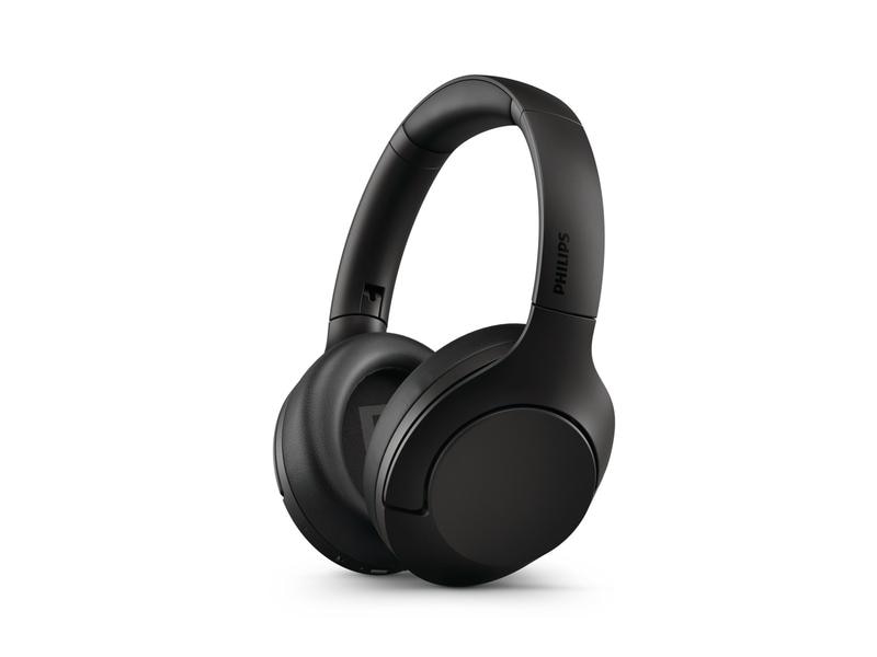 Philips Wireless Over-Ear-Kopfhörer TAH8506BK Schwarz Schlanker Kopfhörer mit grossartigem Sound