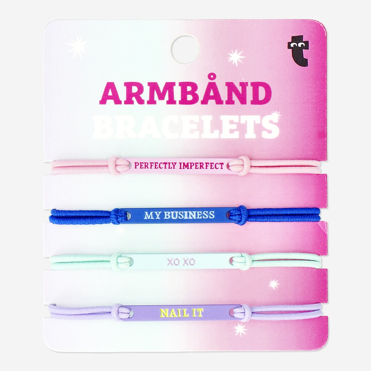 Statement-armbånd - 4 stk