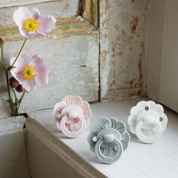 Elodie Details Binky Bloom Fopspeen – 3  Mnd – Powder Pink