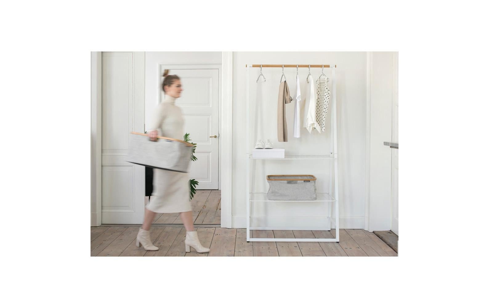 Brabantia Wäschekorb »Linn Grau, 40 l« Holzart: Bambus (China)