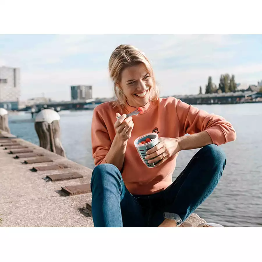 Mepal Lunchpot, Fruitpot und Snackpot Ellipse 3er Set blau
