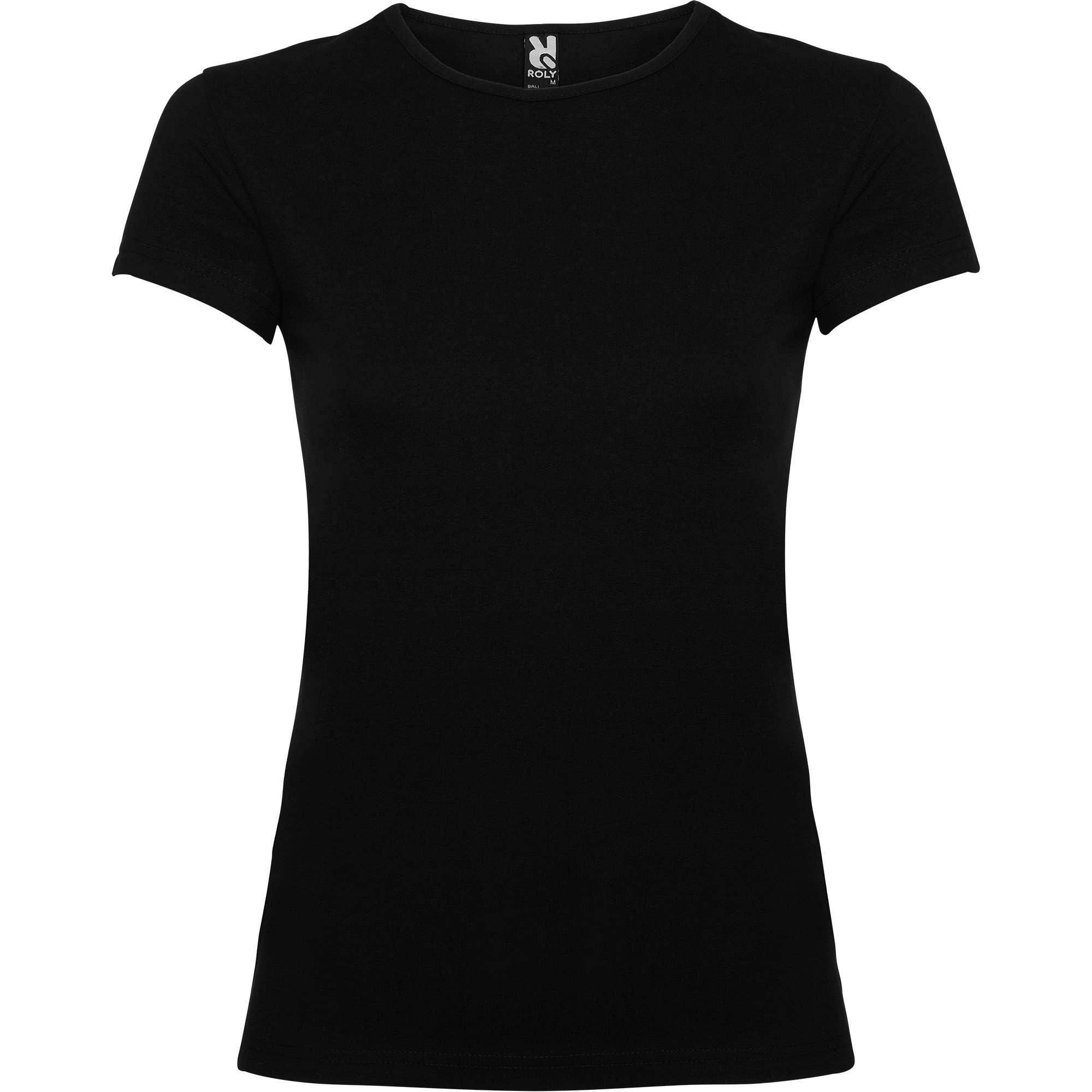 Roly CA6597 - BALI T-shirt manches courtes et col avec finition liseré étroit ton sur ton
