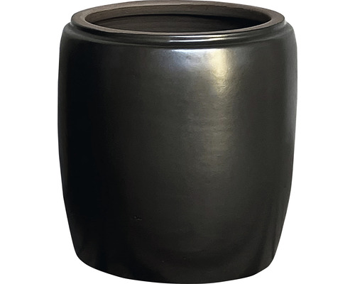 Bloempot Lafiora Jia keramiek Ø 25 cm H 25 cm antraciet
