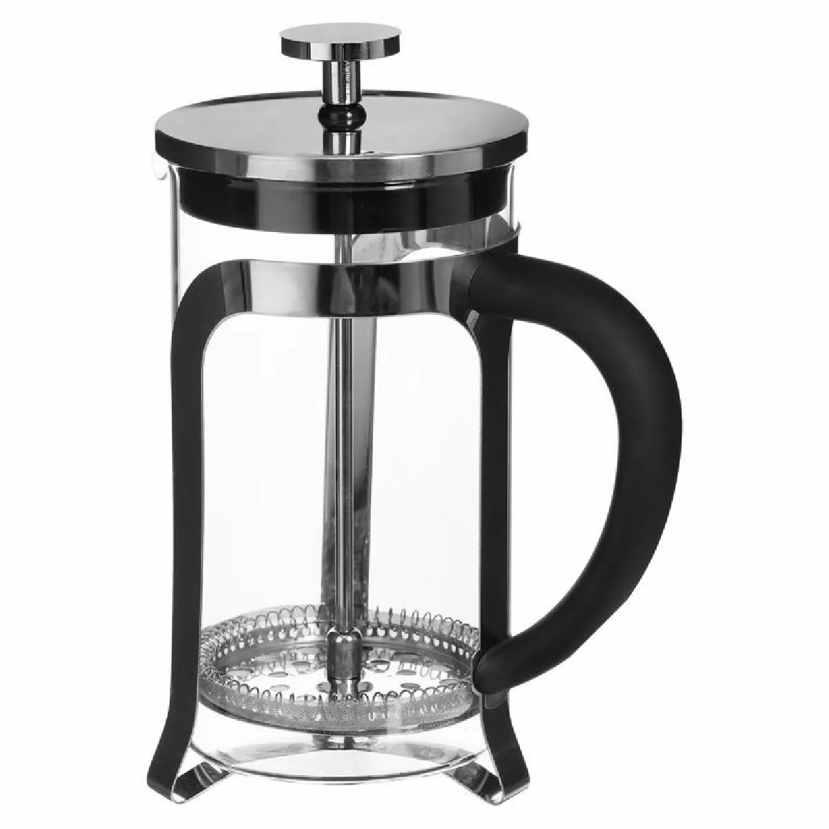 Coffret Cafetière & Tasses - Noir/Transparent
